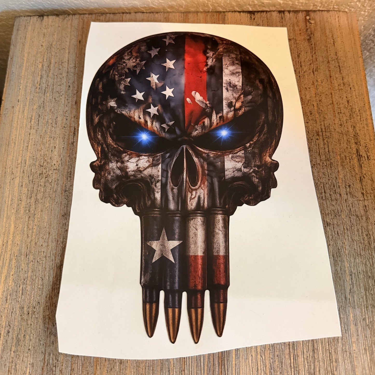 Patriotic Skull | Vinyl